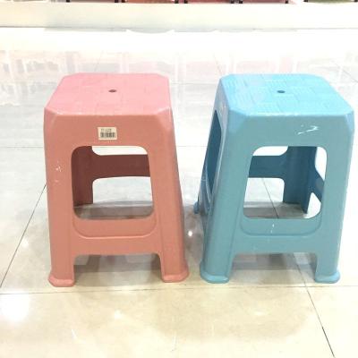 China 18 Inch Comfortable Cheap Household Tall Plastic Stacking Stool for sale