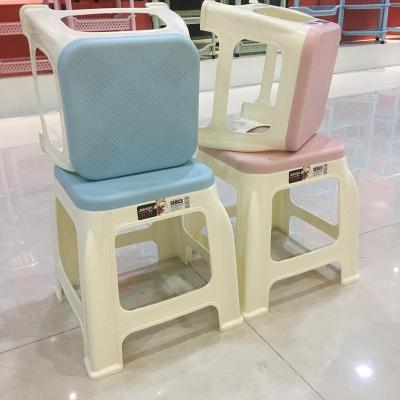 China Comfortable Cheap Plastic Stacking Stools, Home Plastic Stool For Sale for sale