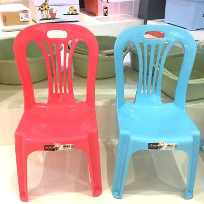 China Eco - Friendly Cheap Durable Stool Plastic Chair Thickened / Comfortable For Kids Child for sale