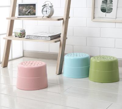 China Eco-Friendly / Comfortable Portable Kids Stool Plastic Round Kid Step Stool for sale