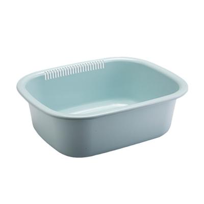 China Sustainable Single Wash Basin Square Thickened Plastic Basin for sale