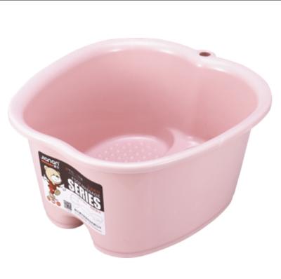 China Sustainable Household Plastic Foot Massage Spa Soak Wash Basin Bucket for sale