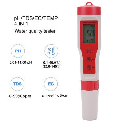 China TDS Meter Water Quality Meter for Aquaculture pH Meter Portable pH Meter for Water EZ-9908 for sale