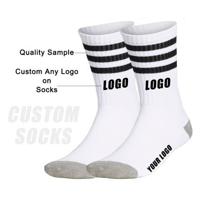 China QUICK DRY High Quality Custom Crew Socks Crew Sports Socks For Women Cushioned Crew Socks for sale