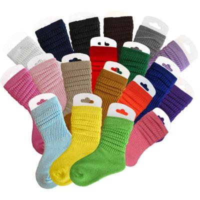 China QUICK DRY Kids Toddler Slouch Socks Cotton Slouch Socks New Design Slouch Socks For Kids for sale