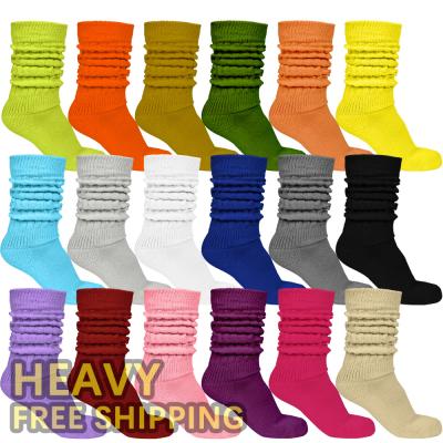 China Hot Selling QUICK DRY Heavy Slouch Socks Colorful Women Slouch Socks Extra Long Thick Slouch Socks For Women for sale