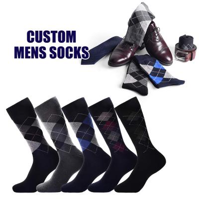 China QUICK DRY OEM Made Your Own Design Custom Logo Men Dress Socks Crew Men Dress Bangs Custom Logo Dress Socks For Men for sale