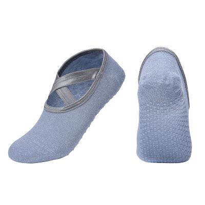 China QUICK DRY pilates grip thongs anti slip resistance yoga pilates dance socks gym sports for sale