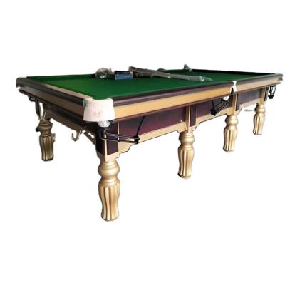 China Standard bag copper mouth cowhide billiard billiards table, Chinese adult piece, marble billiards table, exclusive for international English competitions for sale