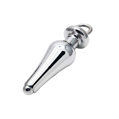 China Fun Adult Hot Sale Two Size Butt Detachable Anal Plug With Ring for sale