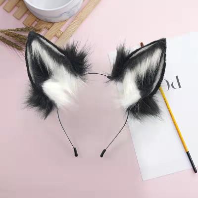 China Polyester Fiber Polyester Fiber Role Playing Adjustable Simulation Ear Amusement Prop Animal Modeling. for sale