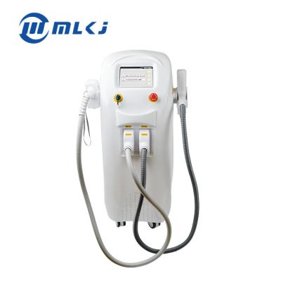 China Hair removal 2 in 1 vertical vacuum diode laser 808 nm diode laser ND yag laser for tattoo removal for sale