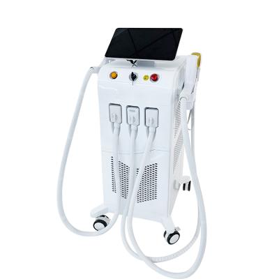 China Pigment Removal 4 ND YAG Laser In 1 Soprano Titanium Machine / Elight Rejuvenation / Tattoo Removal / RF Handle for sale