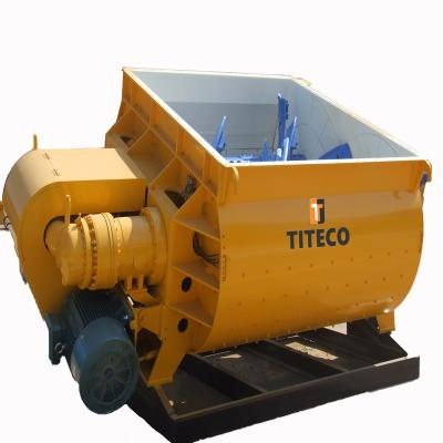 China Building Material Shops Hot Sale New Design JS Series Concrete Mortar Twin-shaft Mixing Concrete Mixer JS2000 for sale