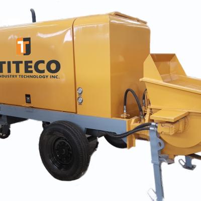 China Building Material Stores Stationary Portable Pumpcrete Trailer or Truck Mounted Type Diesel Engine Trailer Supplier Chinese Concrete Pump for sale