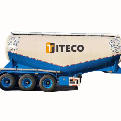 China Construction Material Stores Low Price Powder Material Carrier Mobile Dry Bulk Cement Tank Truck Trailer for sale