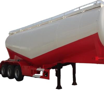 China Building material stores powder transport bulk cement material tank trailer for cement factory, cement warehouse and large construction sites for sale