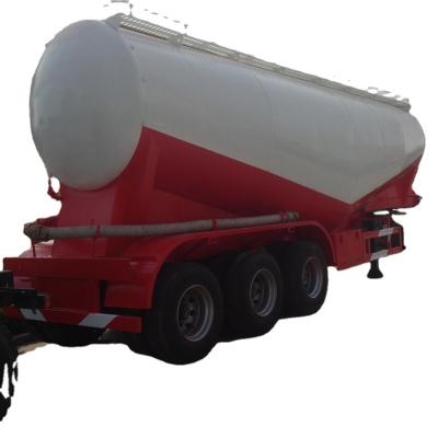 China Building Material Shops Pneumatic Bulk Cement Material Transport Tank Truck Trailer for sale