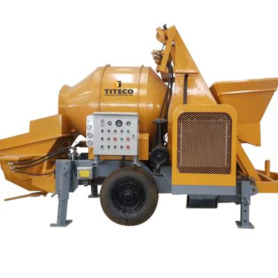 China Simple Operation Portable Pumpcrete Concrete Mixer With Concrete Pumping Machine Pump Spare Parts for sale