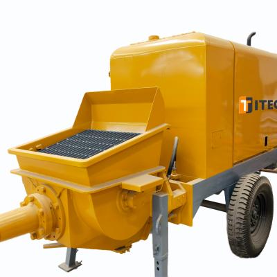 China Building material stores used concrete pump stationary machine trailer diesel concrete pump for sale for sale