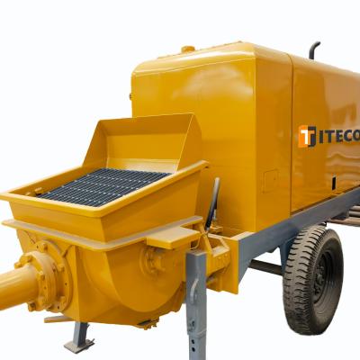 China Building Material Stores Price Cheap Used Trailer Diesel Concrete Pump For Sale for sale