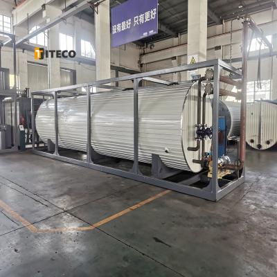 China Building material stores container type bitumen tanker asphalt transport tank 25m3 for sale for sale