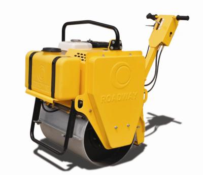 China Building Material Stores Hand Held Vibratory Road Roller With Single Drum For Road And Soil Compaction for sale