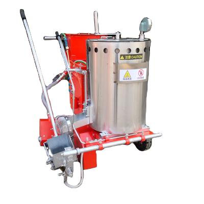 China Construction Material Shops Cold-Hot Paint Line For Asphalt Concrete Surface Road Construction Road Marking Machine for sale