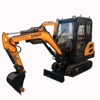 China Construction Material Stores EURO V Small Weight Diesel Engine Crawler Excavator Mini Household Hydraulic Digger for sale