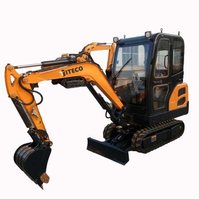 China Building Material Shops Minil EURO V Hydraulic Household Diesel Engine Crawler Excavator TH10 for sale