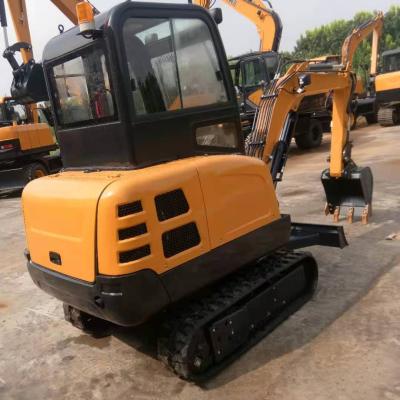 China Construction Material Shops Mini Mobile Earth Machine Excavator 1 Ton For Digging Earth for sale