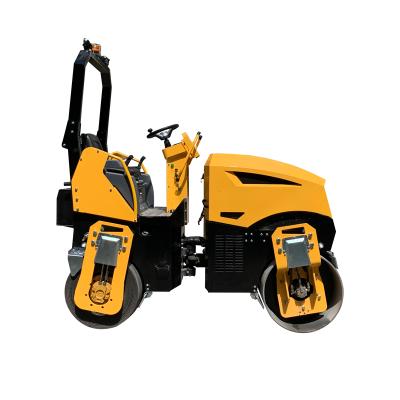 China Factory 1.2Ton Turn-on Road Roller Vibratory Steel Double Wheel Roller For Sale for sale