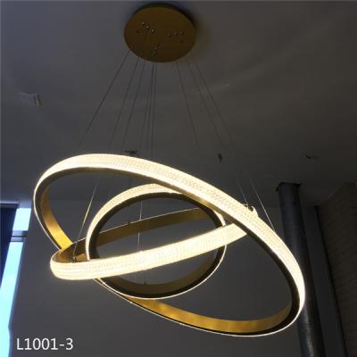 China Gold 2023 Modern Pendant Light Modern White Aluminum Power LED Decorative Lighting for sale