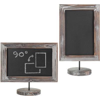 China Packing Dots 2 Pieces Set Display Office Information Cafe Restaurant Wedding Party Wooden Blackboard for sale