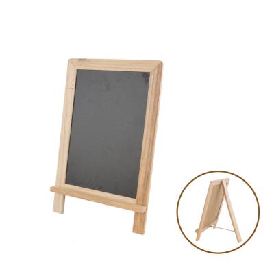 China Packing Items Wholesale Rustic Blackboard Freestanging Wall Chalkboard Wood Frame Wooden Blackboard With Stand for sale