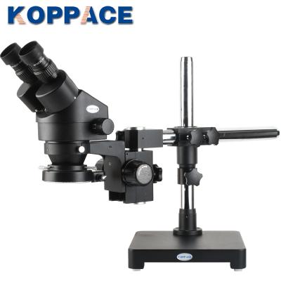 China KOPPACE 3.5X-90X Binocular Black Microscope Cell Phone Repair Stereo Eyepiece KP-7045H-L1-0390 144 LED Ring Light Includes 10X 20X for sale