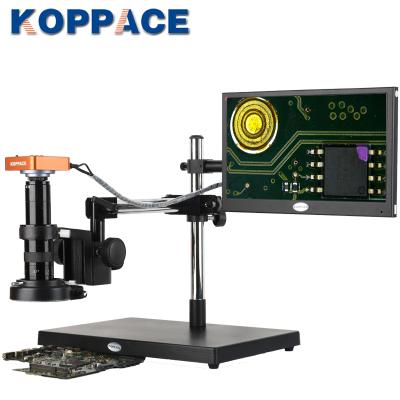 China KOPPACE 17X-216X 21 Million Pixel Full HD 13.3 Inch Monitor HD Microscope Mobile Phone Repair Electron Microscope KP-H2100VX for sale