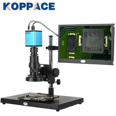 China KOPPACE Auto Focus Microscope 15X-100X HD Industrial Microscope Can Display 1/2.8 Take Pictures And 13.3 Inch HD Videos for sale