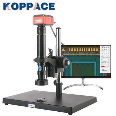 China KOPPACE 54X-308X 4K HD Electron Microscope Camera Take Photos and Measure Continuous Zoom Fine Tuning Accuracy 0.002mm 1/1.8 for sale