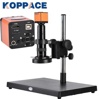 China KOPPACE 24X-150X 16 Million Mobile Phone Repair Monocular Pixel HD Zoom Microscope 0.7X-4.5X Electron Microscope 370X250X16mm for sale