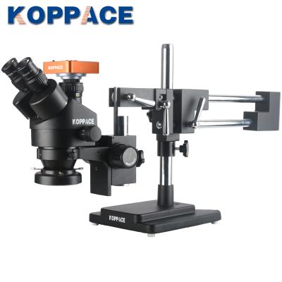 China KOPPACE Mobile Phone Repair Microscope 2.1X-180X 40 Million Pixel Microscope Industrial Camera Trinocular Stereo Microscope KP-4100-L2H for sale