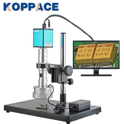 China KOPPACE 23X-153X 2 Million Pixels 3D Industrial Microscope Lens 360 Degree Rotation Manual Lens Can Take and Record 1/2.8 Video for sale