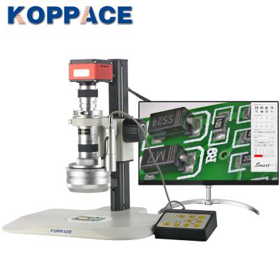 China KOPPACE 27X-173X 4K 8.3 Million Pixels 3D Industrial Microscope Lens 360 Degree Rotation Lens Auto Take and Record Video 1/1.8 for sale