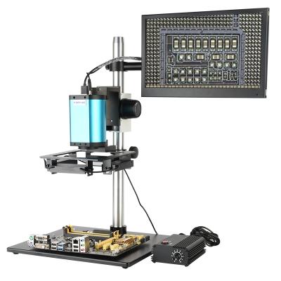 China KOPPACE 1X-14X 2 Million 13.3 inch Large Display 1/2.8 Pixel Large Visual Field Microscope PCB Board Auto-focusing Inspection for sale