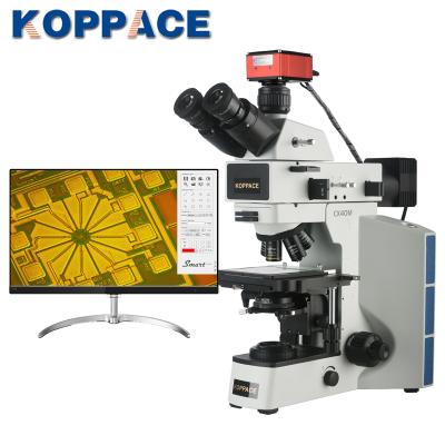 China KOPPACE 50X-500X 4K HD Measurement Camera 8.3 Million Pixel Trinocular Metallurgical Microscope It Can Be Measured On KP-CX40M-4K Screen for sale