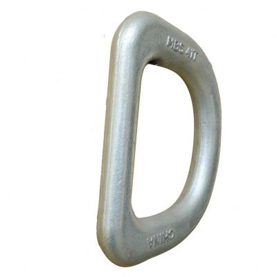 China Widely High Tensile Red D-Ring Forged Crane Rigging Alloy Steel Swivel Selflock D-Ring For Lifting On Sale for sale