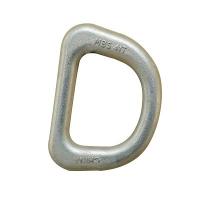 China Widely US Type Forged Alloy Steel Galvanized Drop Locking D Ring Safety Latch For Crane D Ring for sale