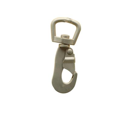 China Dive Us Type Galvanized Alloy Steel Drop Forged Locking Hook Safety Snap Latch For Crane Snap Hook for sale