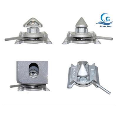 China Container Twist Lock Dimensions Bolt On Bottom Container Twist Lock Dovetail Twist Lock for sale