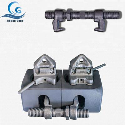 China 40Cr High Quality Manufacturer 480mm Professional Container Bridge Fitting Can Be Customized Weldable Container Fitting for sale